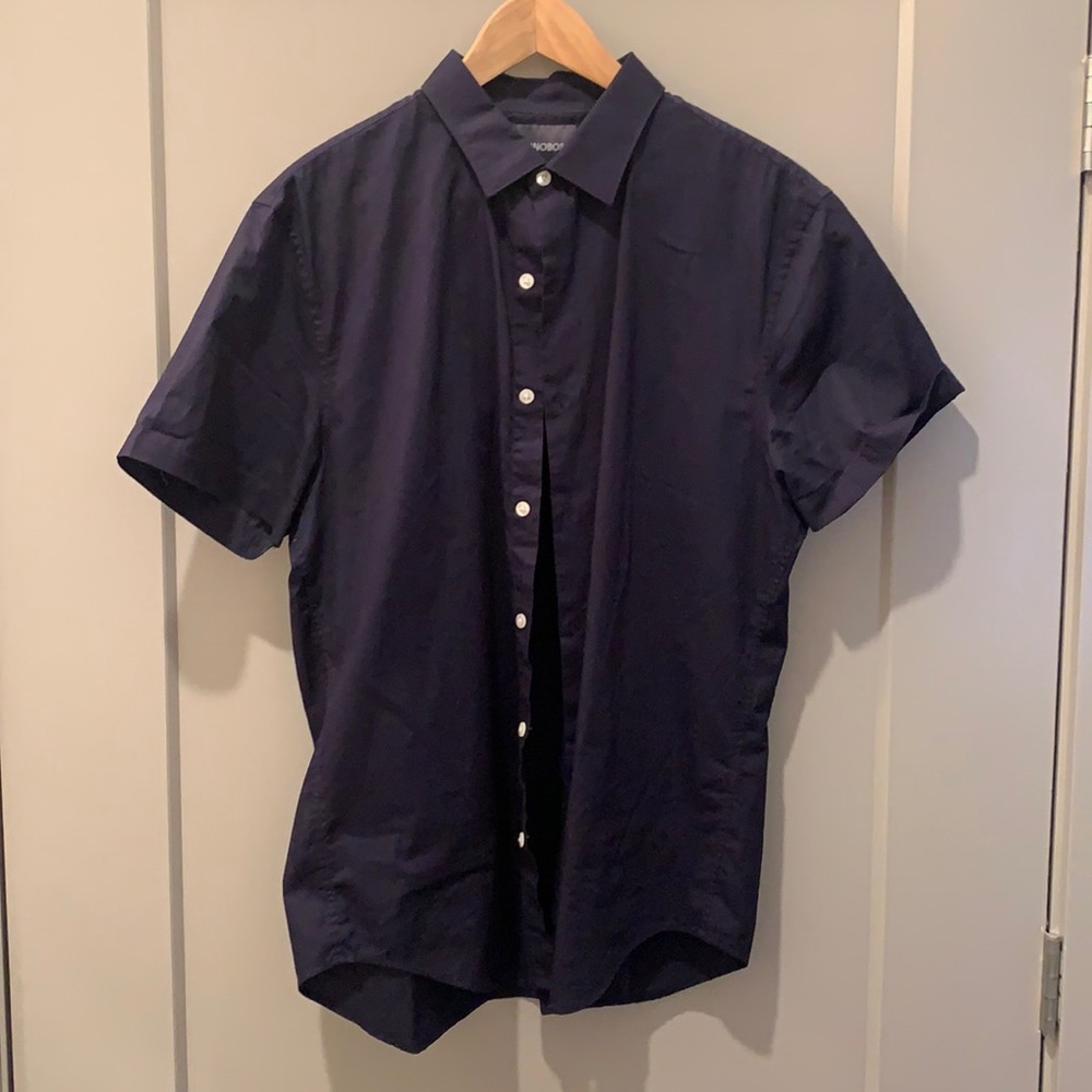 Bonobos Standard Fit Short Sleeve Button Up Large